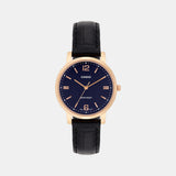 Enticer Women Quartz Blue Dial Analog Leather Watch A2449