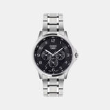 Enticer Men Quartz Black Dial Multi-Function Stainless Steel Watch A2450