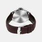 Enticer Men Quartz Champagne Dial Multi-Function Leather Watch A2457