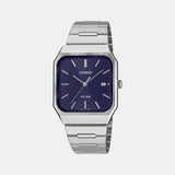 Enticer Men Quartz Blue Dial Analog Stainless Steel Watch A2466