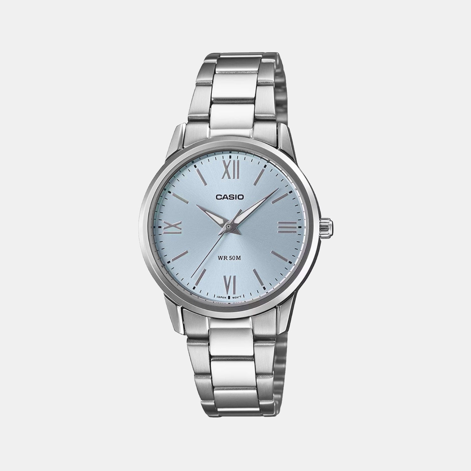 Enticer Women Quartz Blue Dial Analog Stainless Steel Watch A2476