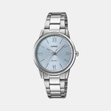 Enticer Women Quartz Blue Dial Analog Stainless Steel Watch A2476