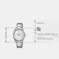 Enticer Women Quartz White Dial Analog Stainless Steel Watch A2478