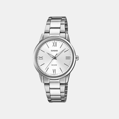 Enticer Women Quartz White Dial Analog Stainless Steel Watch A2478