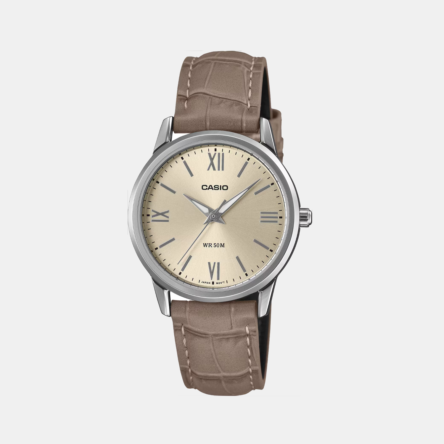 Enticer Women Quartz Cream Dial Analog Leather Watch A2479