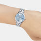 LTP Women Quartz Blue Dial Analog Stainless Steel Watch A2492