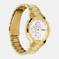 Women Quartz White Dial Analog Stainless Steel Watch A2494