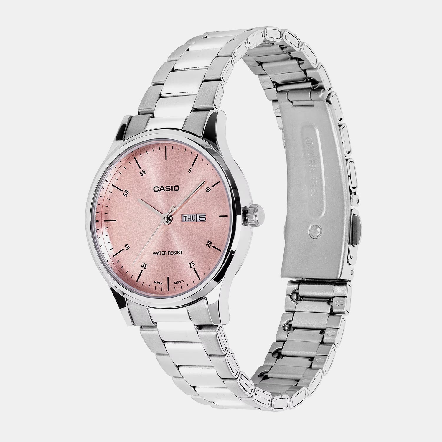 Enticer Women Quartz Rose Gold Dial Analog Stainless Steel Watch A2505