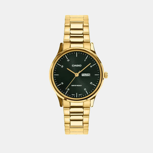 Enticer Women Quartz Green Dial Analog Stainless Steel Watch A2506
