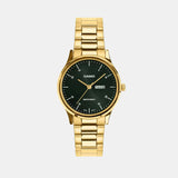 Enticer Women Quartz Green Dial Analog Stainless Steel Watch A2506