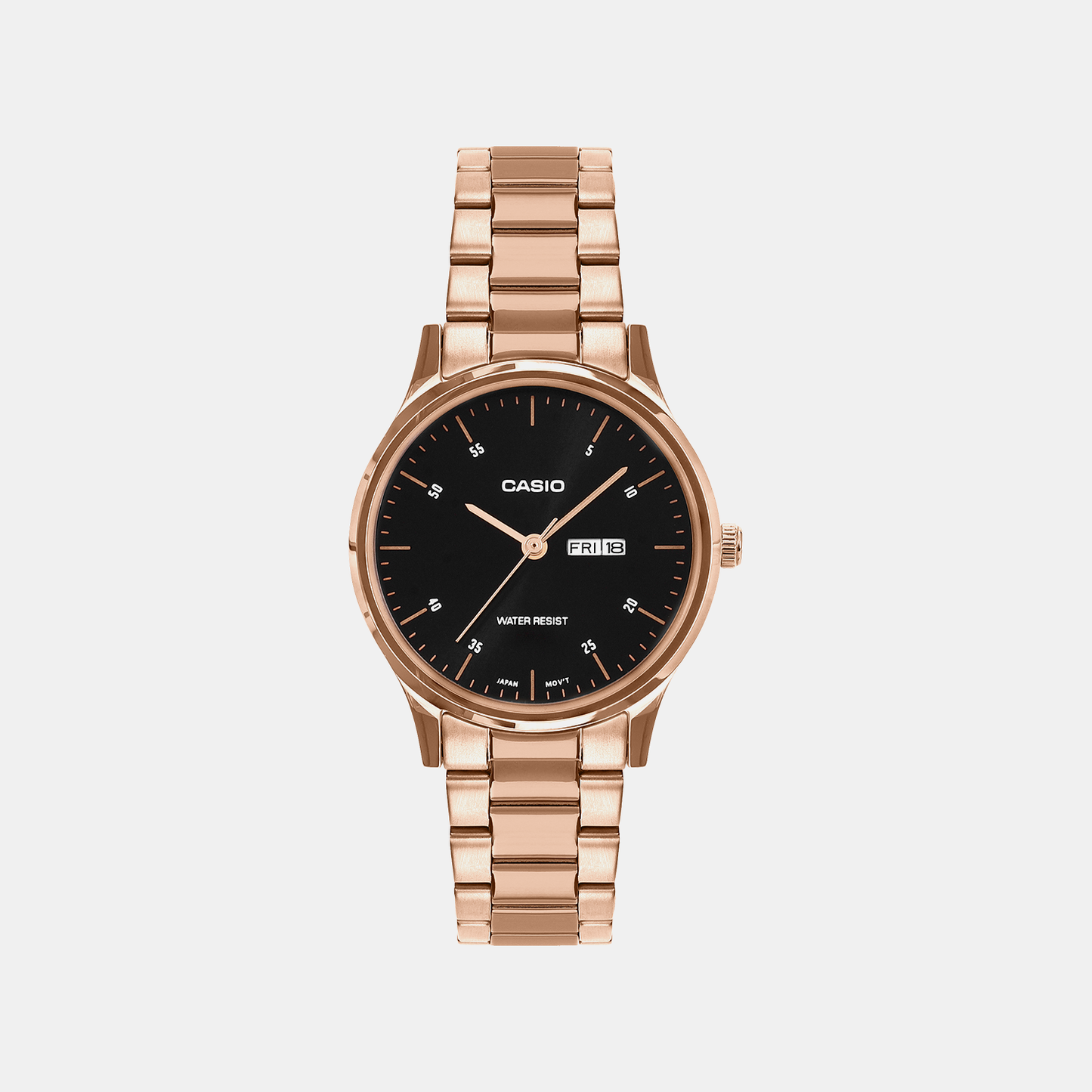 Enticer Women Quartz Black Dial Analog Stainless Steel Watch A2509