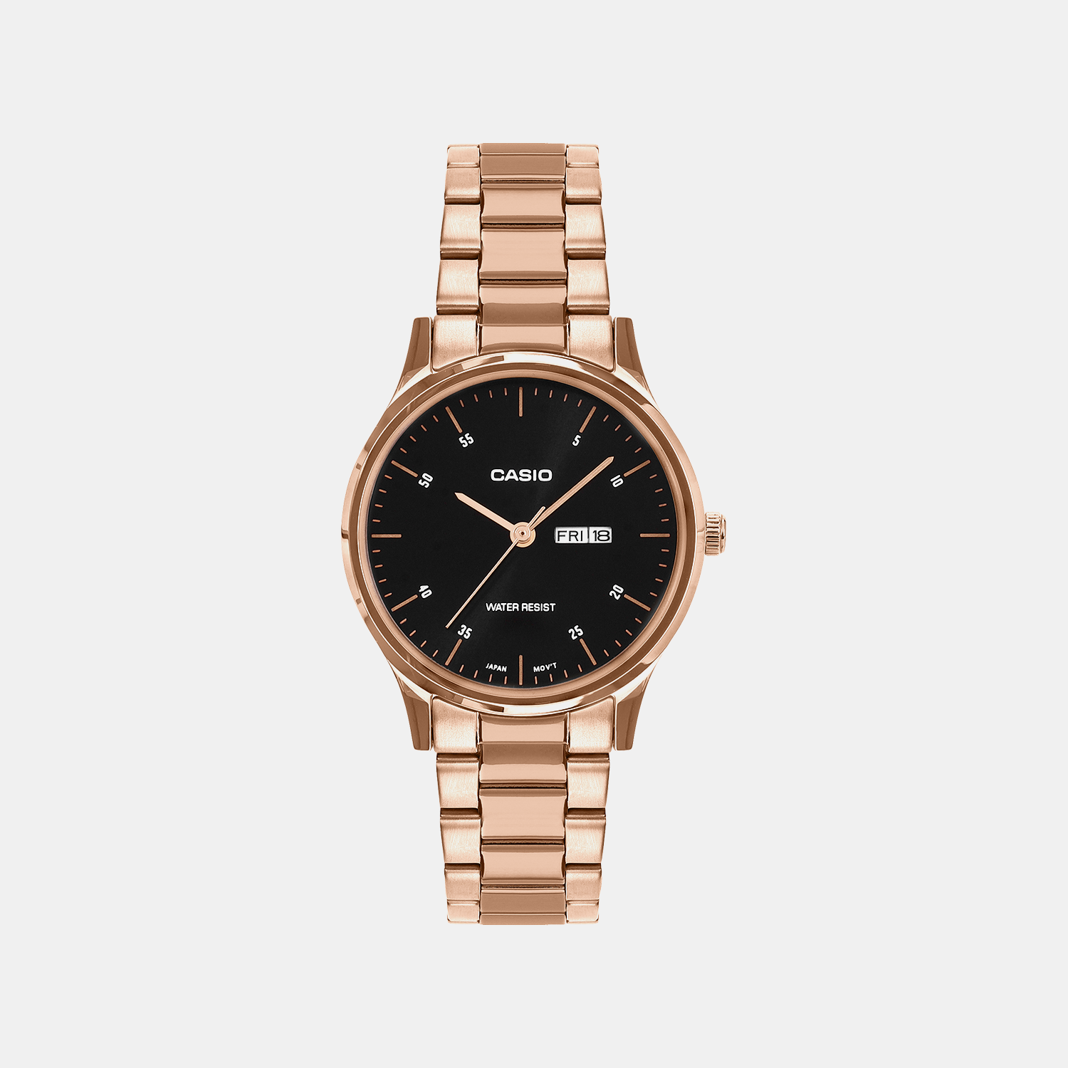 Enticer Women Quartz Black Dial Analog Stainless Steel Watch A2509