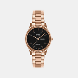Enticer Women Quartz Black Dial Analog Stainless Steel Watch A2509