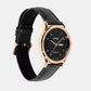Women Quartz Black Dial Analog Leather Watch A2510