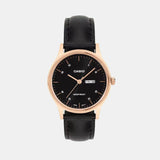 Women Quartz Black Dial Analog Leather Watch A2510