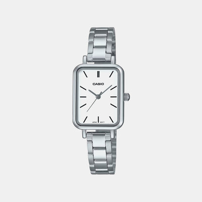 Enticer Women Quartz White Dial Analog Stainless Steel Watch A2519