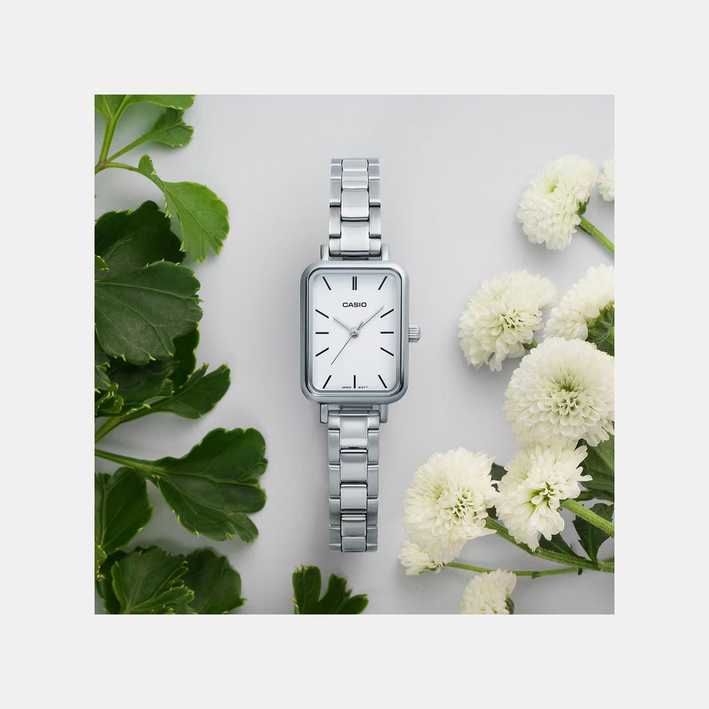 Enticer Women Quartz White Dial Analog Stainless Steel Watch A2519