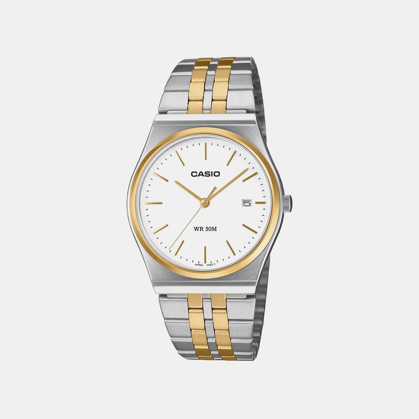Enticer Men Quartz White Dial Analog Stainless Steel Watch A2522