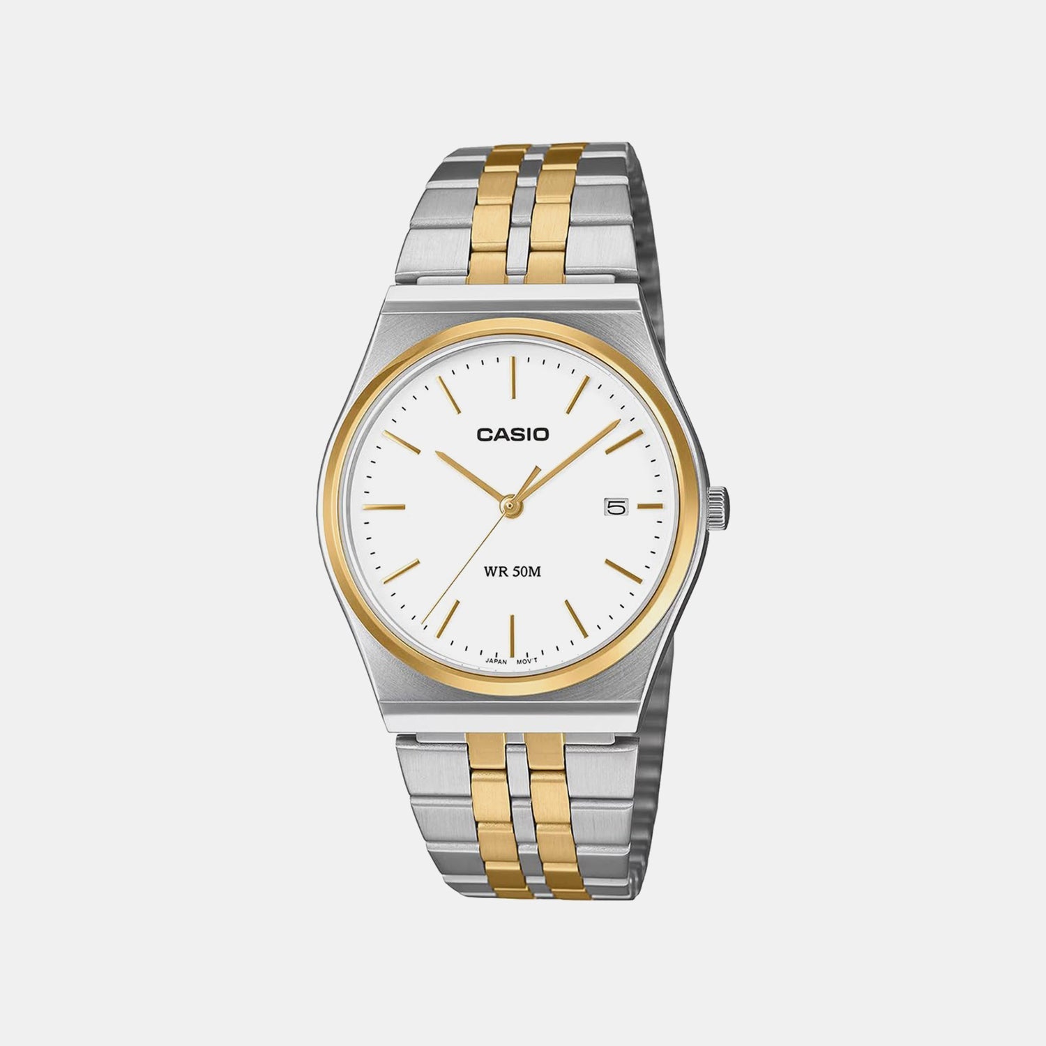 Enticer Men Quartz White Dial Analog Stainless Steel Watch A2522