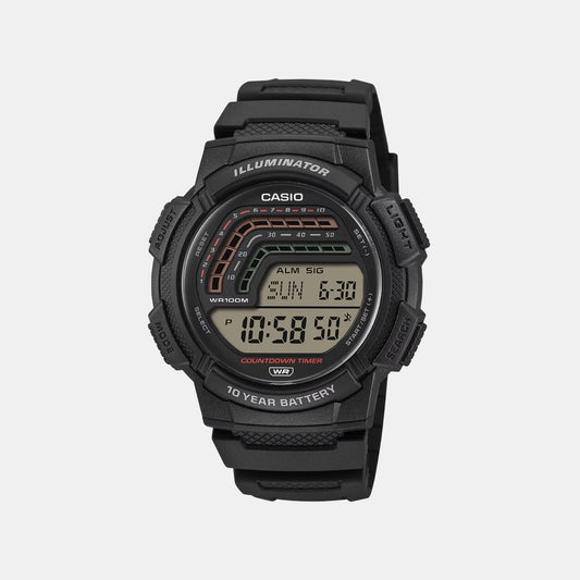 YOUTH Men Quartz Transparent Dial Digital Resin Watch A2532
