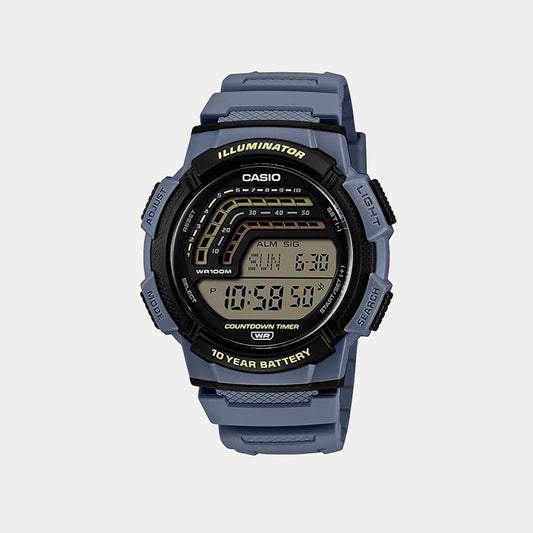 YOUTH Men Quartz Transparent Dial Digital Resin Watch A2533