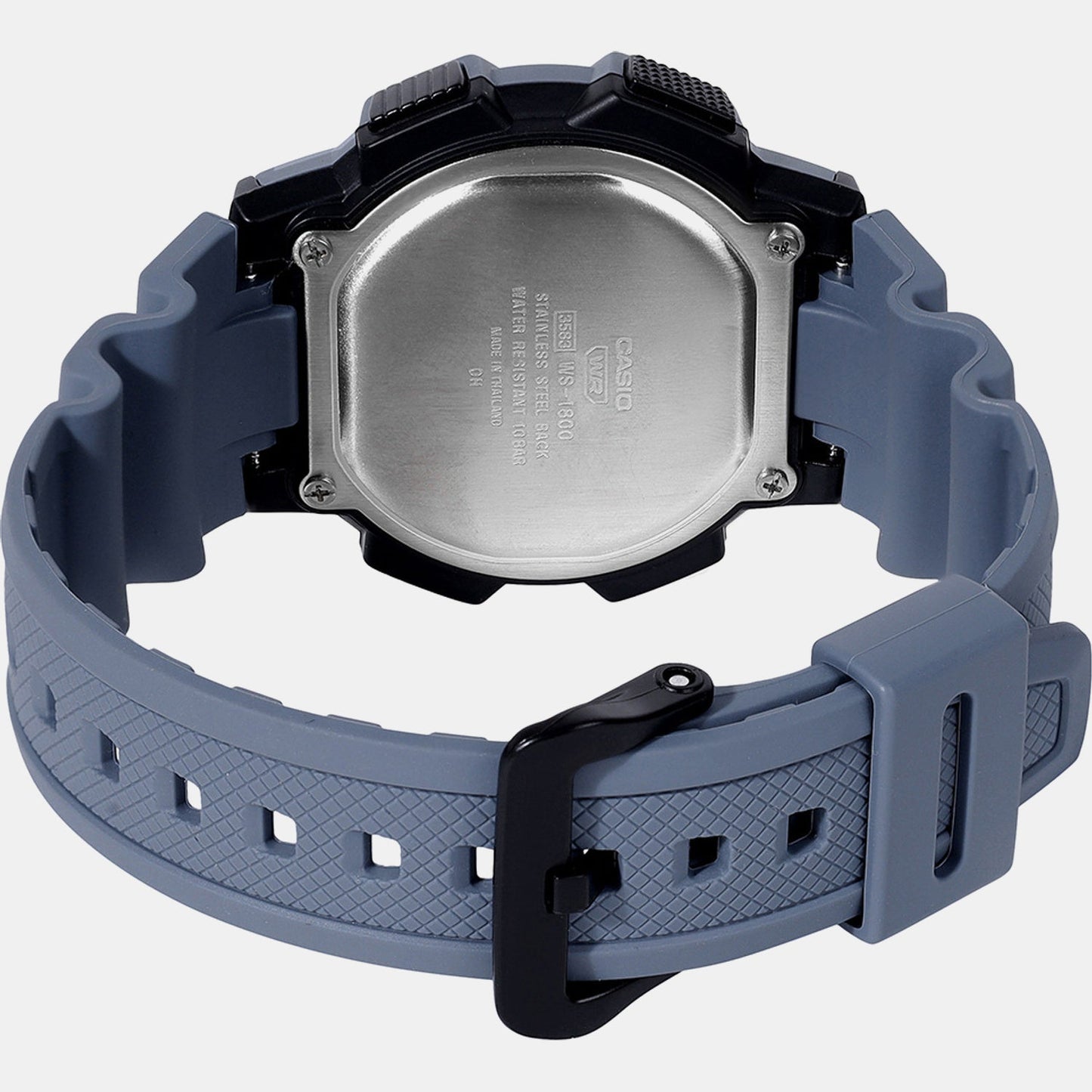 YOUTH Men Quartz Transparent Dial Digital Resin Watch A2533