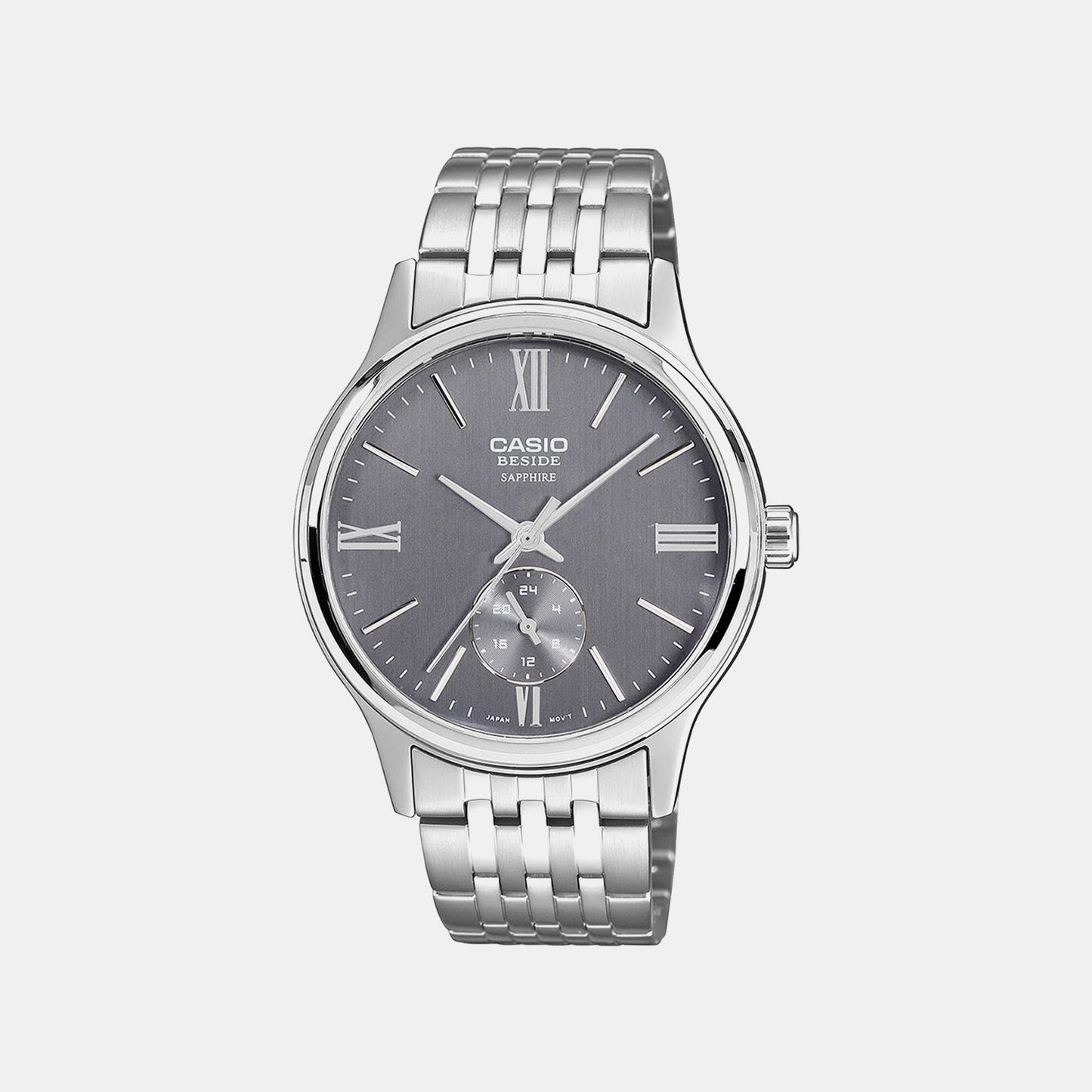 Enticer Men Quartz Grey Dial Analog Stainless Steel Watch A2537