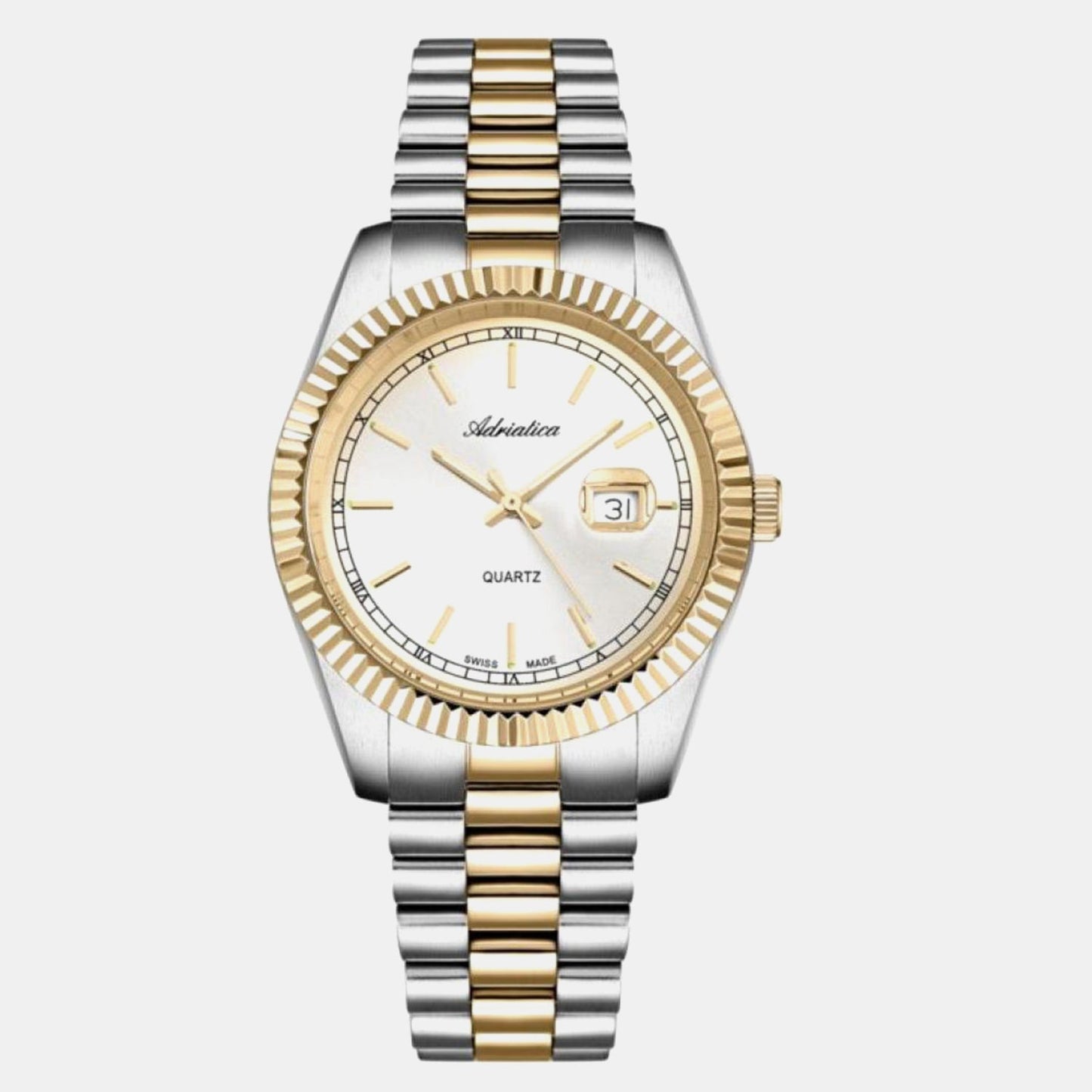 Women Quartz Silver Dial Analog Stainless Steel Watch A3090.2113QXL