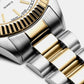 Men Quartz Silver Dial Analog Stainless Steel Watch A1090.2113Q