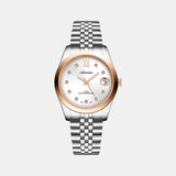 Women Quartz Silver Dial Analog Stainless Steel Watch A3199.R183Q