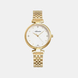 Essence Women Quartz Silver Dial Analog Stainless Steel Watch A3530.1143Q