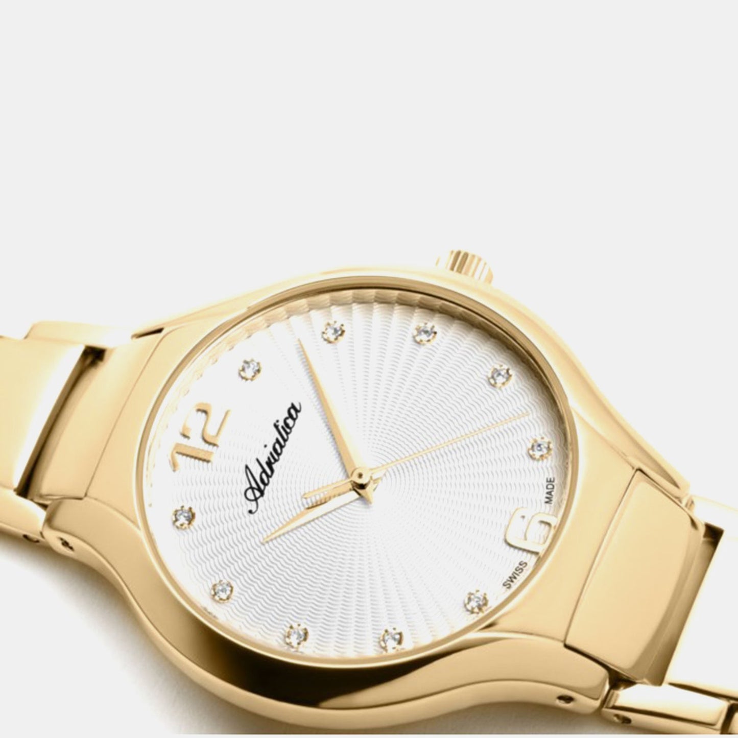 Essence Women Quartz Silver Dial Analog Stainless Steel Watch A3798.1173Q