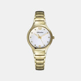 Essence Women Quartz Silver Dial Analog Stainless Steel Watch A3798.1173Q