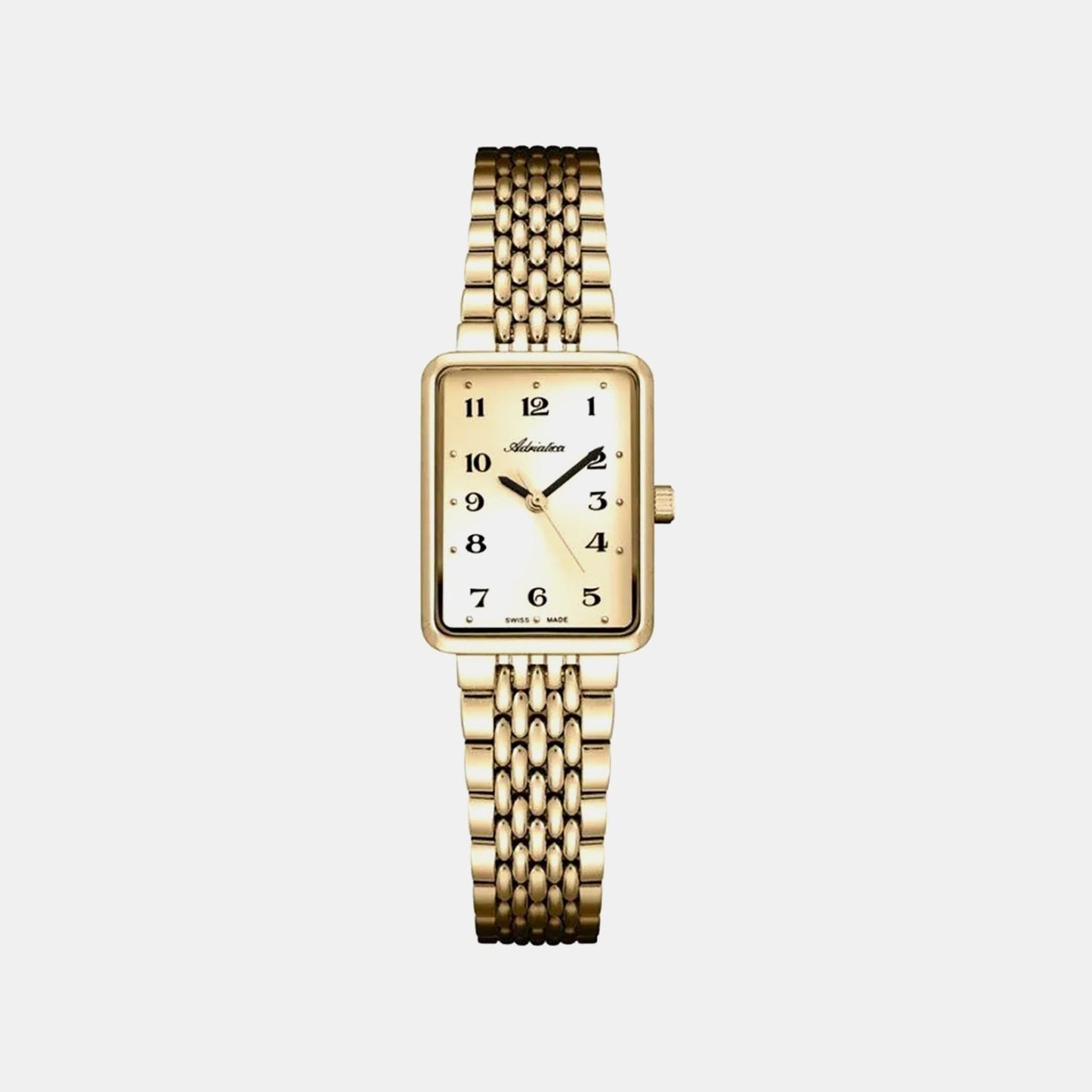 Women Quartz Gold Dial Analog Stainless Steel Watch A3844.1121Q