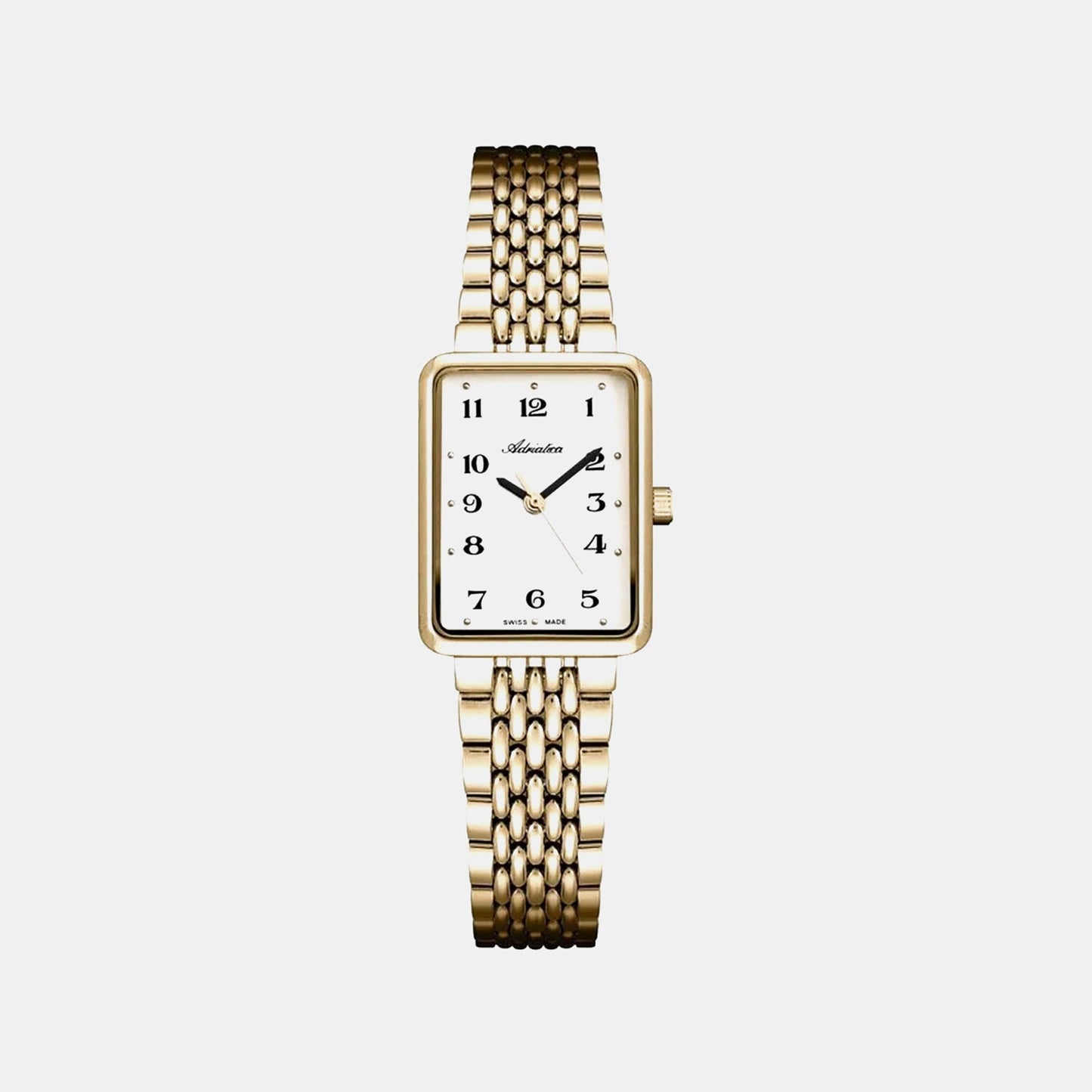 Classic Women Quartz Silver Dial Analog Stainless Steel Watch A3844.1123Q