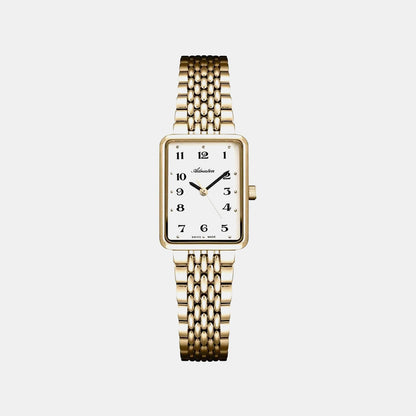 Classic Women Quartz Silver Dial Analog Stainless Steel Watch A3844.1123Q