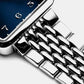 Classic Women Quartz Blue Dial Analog Stainless Steel Watch A3844.5125Q