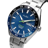 A3B003X1 Blue Patterned Dial Automatic Watch