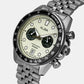 Active Men Quartz Green Dial Chronograph Stainless Steel Watch A4B033X1