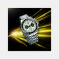 Active Men Quartz Green Dial Chronograph Stainless Steel Watch A4B033X1