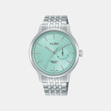 Prestige Men Quartz Blue Dial Analog Stainless Steel Watch A5B007X1