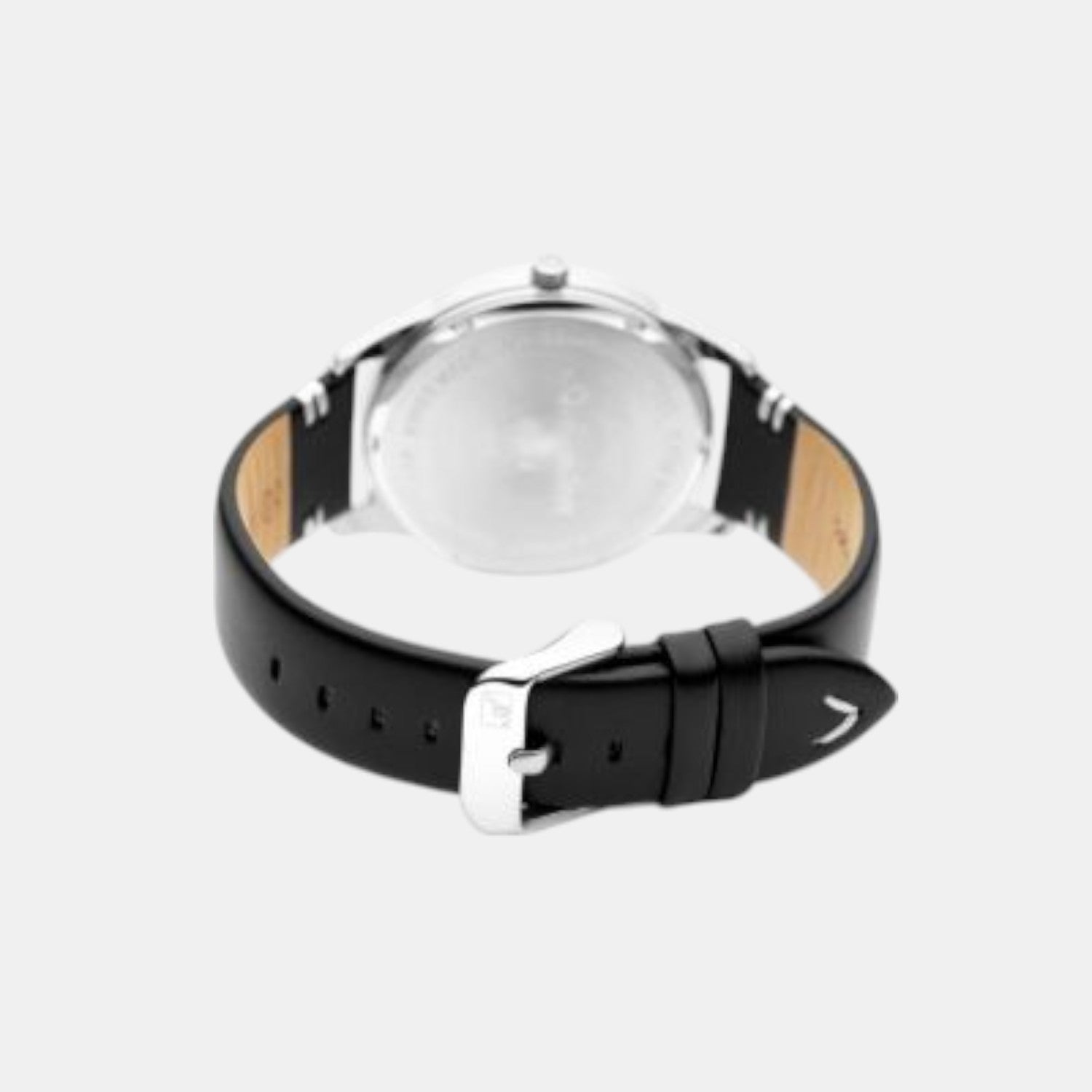 Men Quartz Grey Dial Analog Leather Watch A8264.5217Q