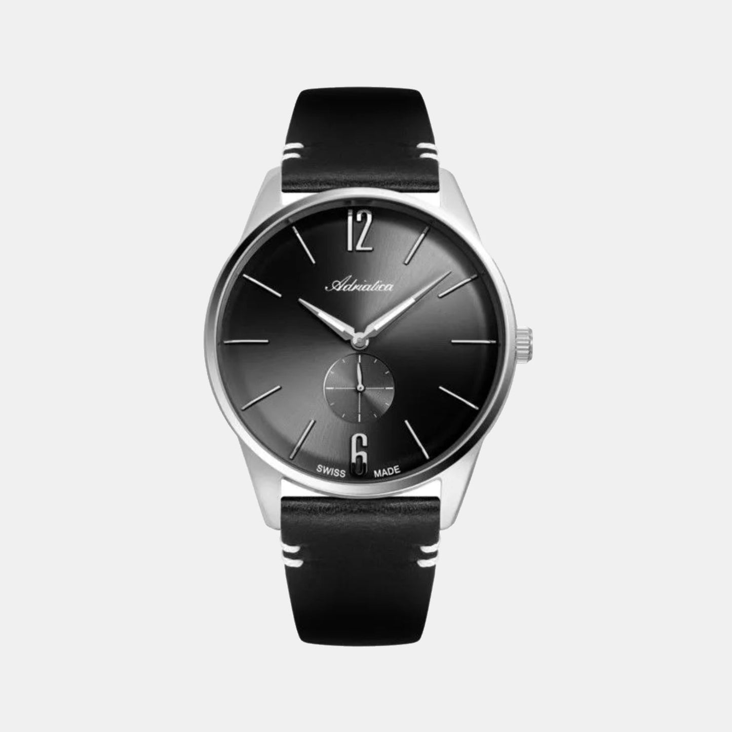 Premiere Men Quartz Grey Dial Analog Leather Watch A8264.5256XLQ