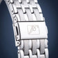 Men Quartz Grey Dial Analog Stainless Steel Watch A8269.R156Q