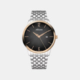 Men Quartz Grey Dial Analog Stainless Steel Watch A8269.R156Q