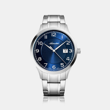 Premiere Men Quartz Blue Dial Analog Stainless Steel Watch A8316.5125Q