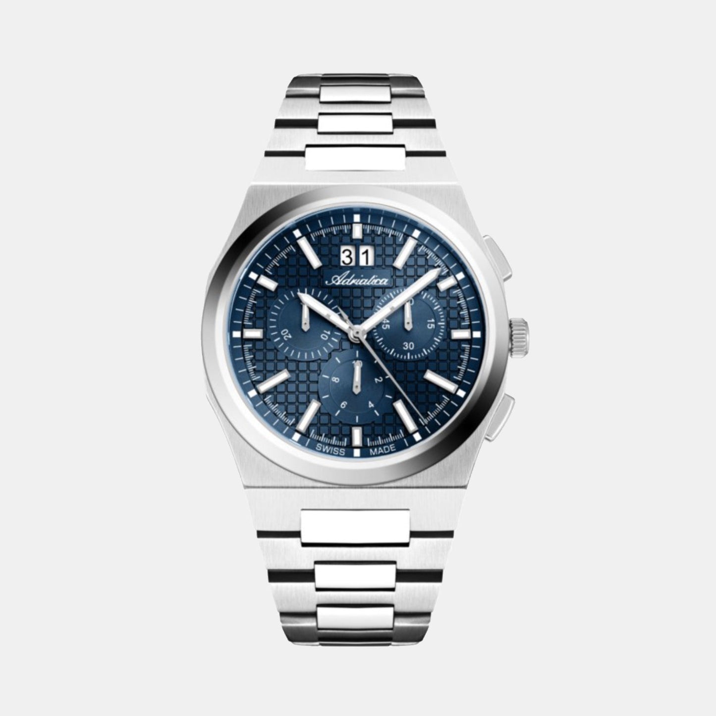 Men Quartz Blue Dial Chronograph Stainless Steel Watch A8326.5115CH
