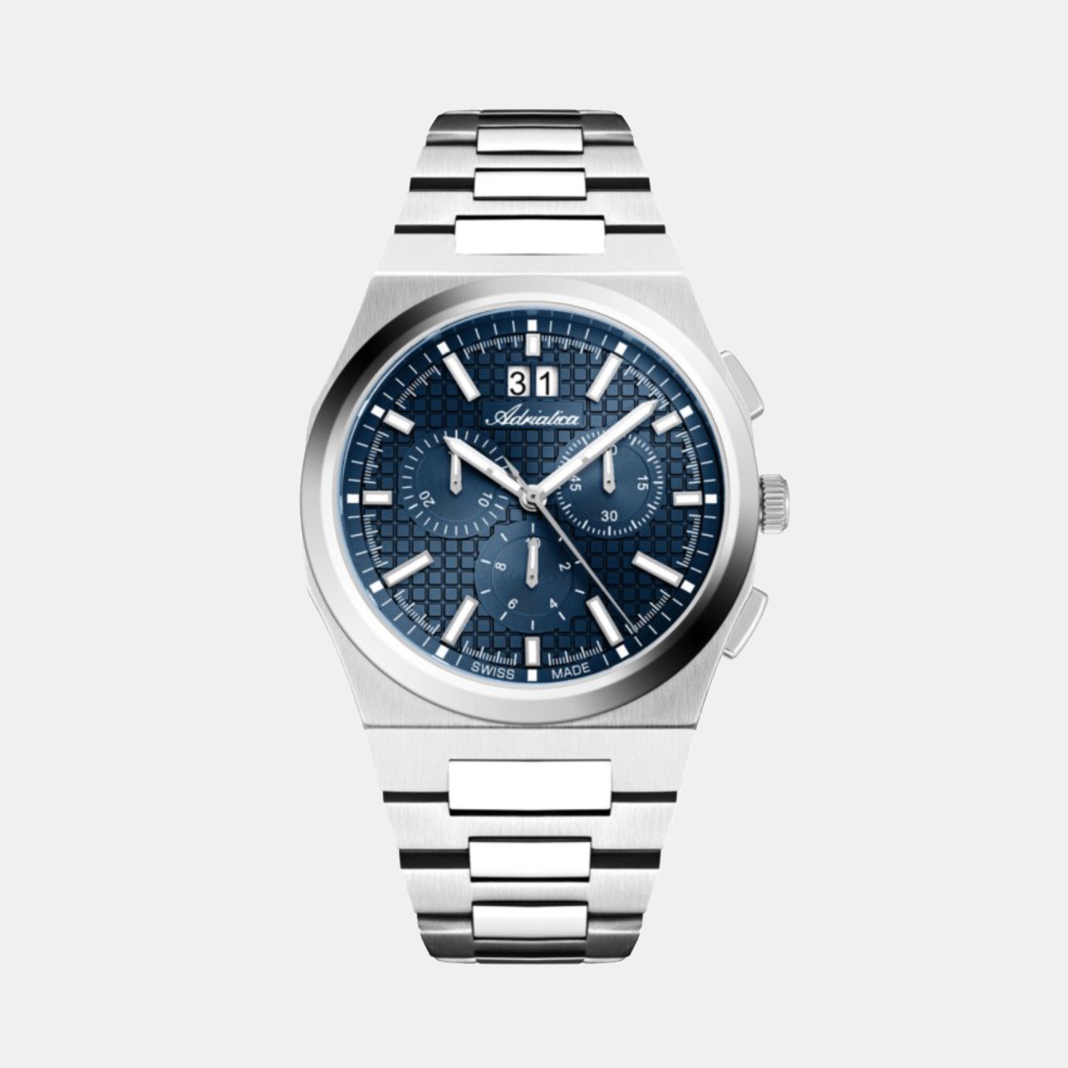 Men Quartz Blue Dial Chronograph Stainless Steel Watch A8326.5115CH