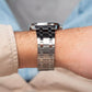 Men Quartz Black Dial Analog Stainless Steel Watch A8337.5114Q