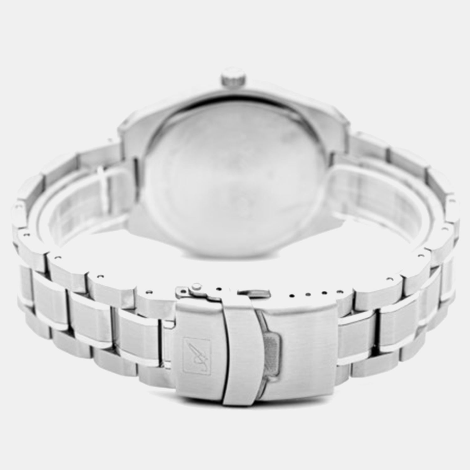 Men Quartz Silver Dial Analog Stainless Steel Watch A8343.5153Q
